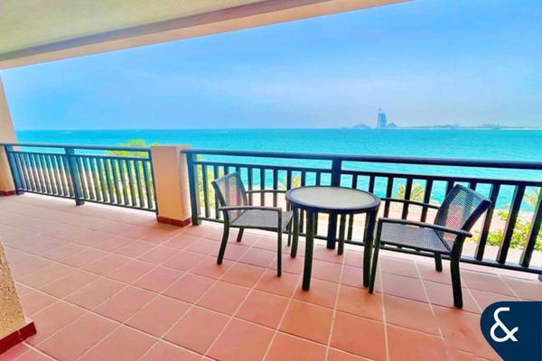Full Sea and Burj View | VOT | Balcony